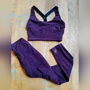 Bombshell Sportwear Boost leggings & Matching bra - Port